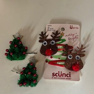 Christmas Hair Barrettes